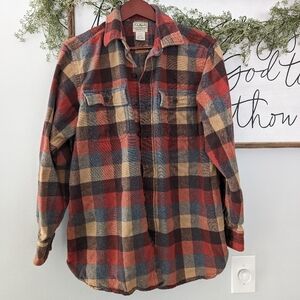 LL Bean Men's Chamois Shirt, Slightly Fitted, Plaid